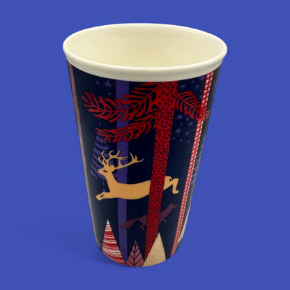 Starbucks 2017 Christmas Woodland Mug - 180 fl oz - Replacement Mug! features a serene forest scene with a majestic deer.