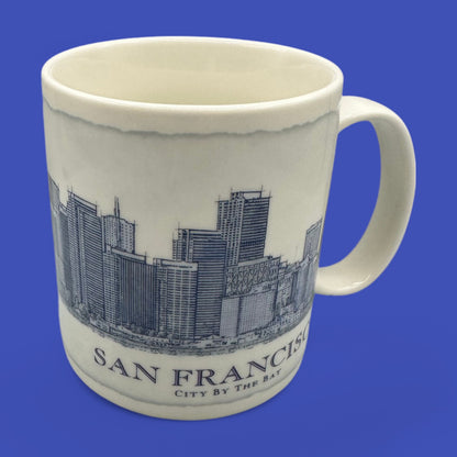 Starbucks San Francisco "City By The Bay" Architects Series Replacement Mug - 18 fl oz features a detailed skyline design.