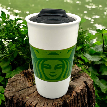 Starbucks Travel Mug (16oz) – Replacement Mug with Green Siren Wrap