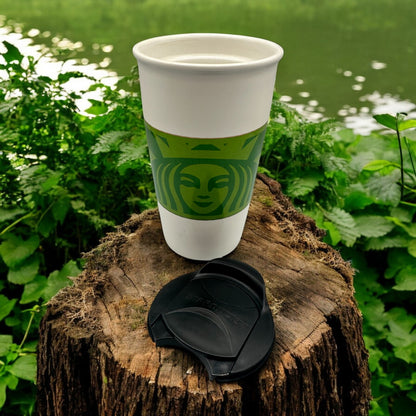 Starbucks Travel Mug (16oz) – Replacement Mug with Green Siren Wrap