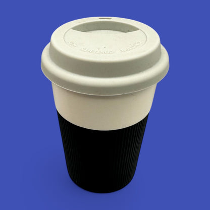 Starbucks Bone China Travel Mug – 8oz Reusable Cup with Grey Lid
