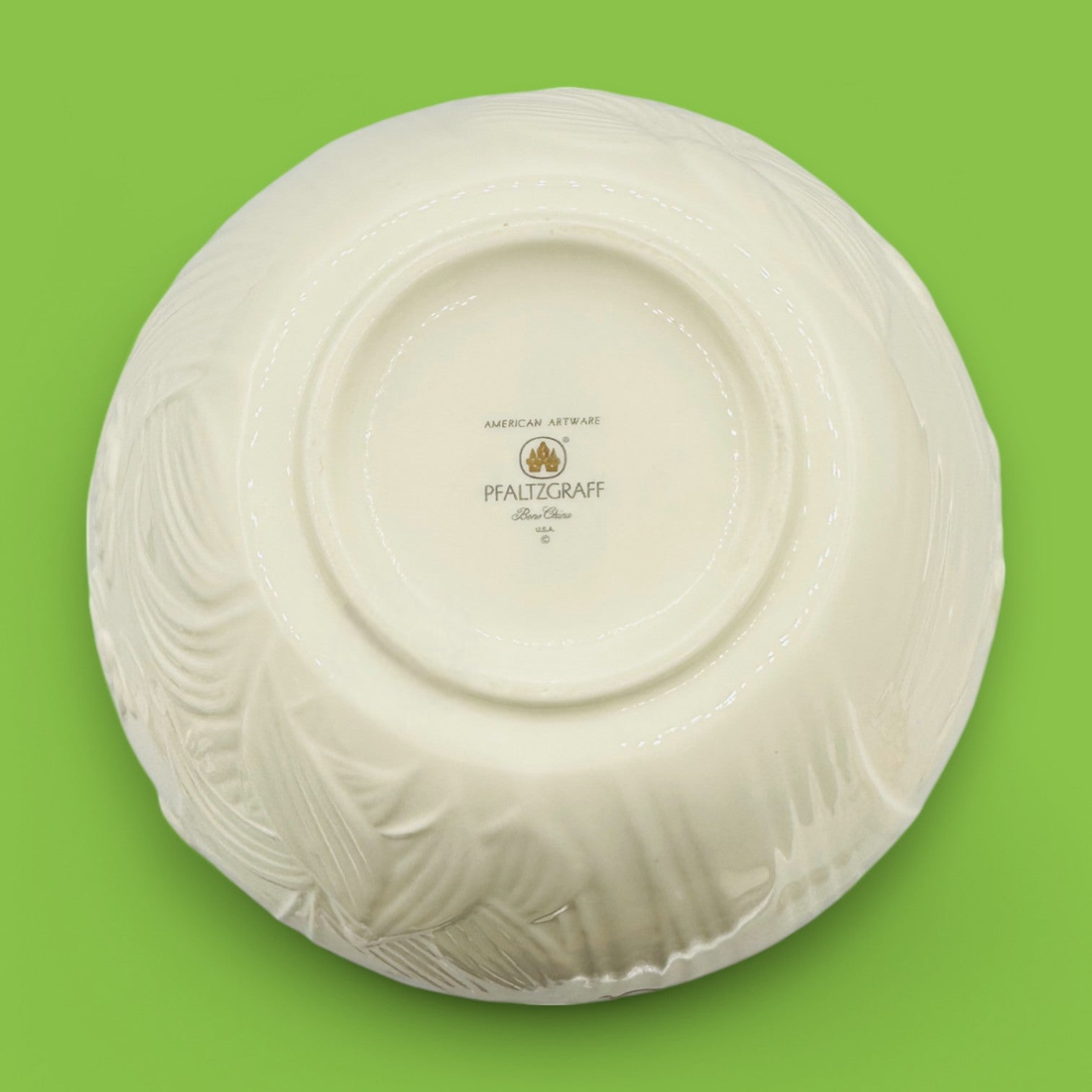 Pfaltzgraff Water Garden Vase, Dragonfly Embossed Bone China 6.5" showcases elegant craftsmanship with floral details.