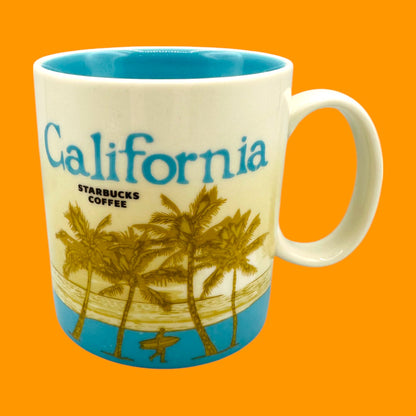 Starbucks California Global Icon Coffee Cup (14oz) – Replacement Mug with Palm Design