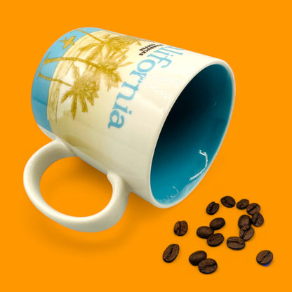 Starbucks California Global Icon Coffee Cup (14oz) – Replacement Mug with Palm Design