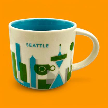 Starbucks Seattle “You Are Here” Coffee Cup (14oz) – Replacement Mug