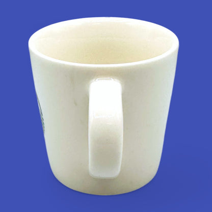 Starbucks White Demitasse Mug – 2015 3oz Espresso Cup with Green Logo