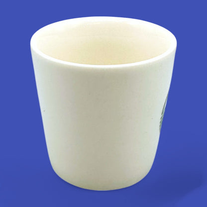 Starbucks White Demitasse Mug – 2015 3oz Espresso Cup with Green Logo