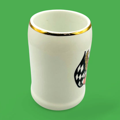 Harley-Davidson Ceramic Stein – Vintage Heavyweight Mug with Eagle & Flag