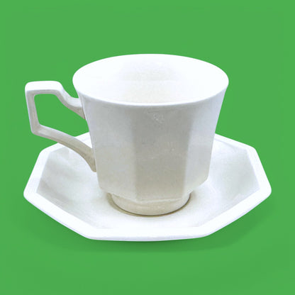 Johnson Bros Heritage Ironstone Cup and Saucer – Octagonal English Set
