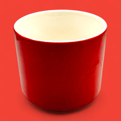 Starbucks 2012 red bone china mug with white logo 14 oz replacement mug