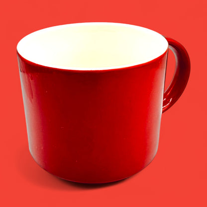 Starbucks 2012 red bone china mug with white logo 14 oz replacement mug