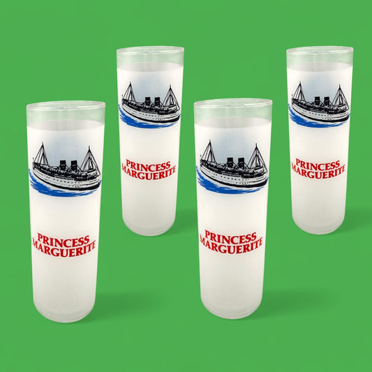 4 Princess Marguerite Highball Glass – Vintage 1978 Steamship Souvenir