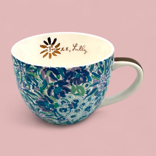 Lilly Pulitzer Floral Ceramic Mug with Gold Handle – Anthropologie Replacement Mug