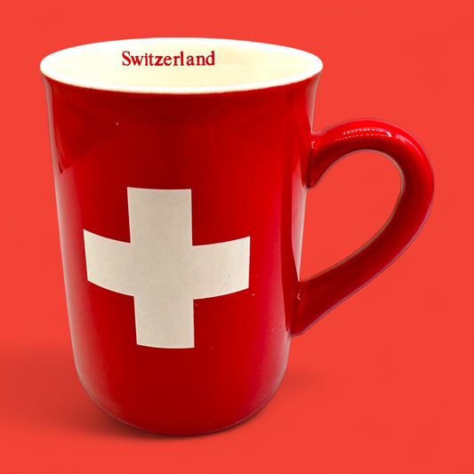 Switzerland Red Mug with White Cross – Replacement Mug