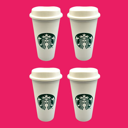 Starbucks reusable cup set – 16oz travel replacement mug (set of 4)