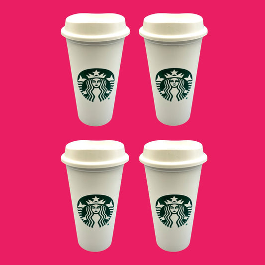 Starbucks reusable cup set – 16oz travel replacement mug (set of 4)