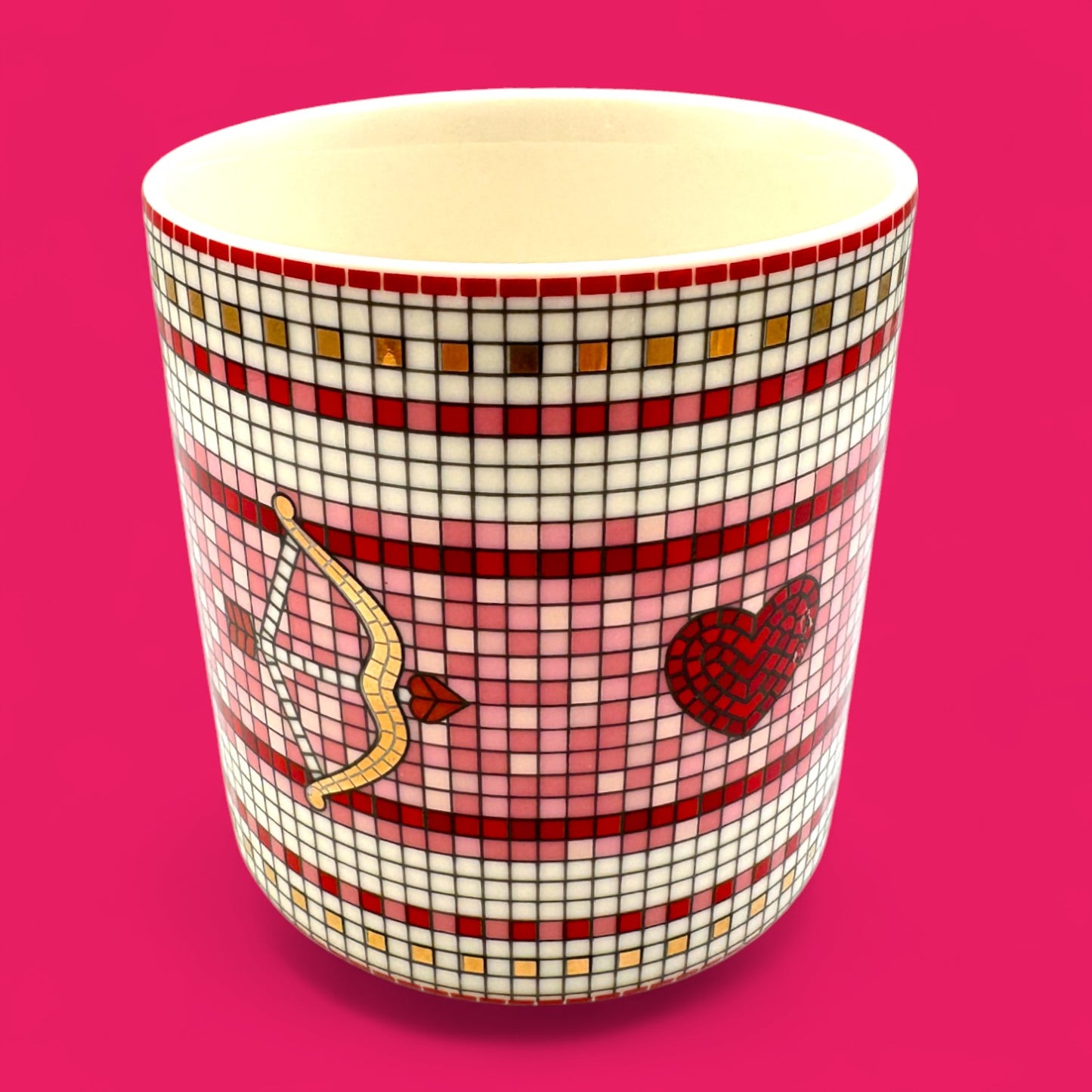 Anthropologie love mug – heart & Cupid design replacement mug