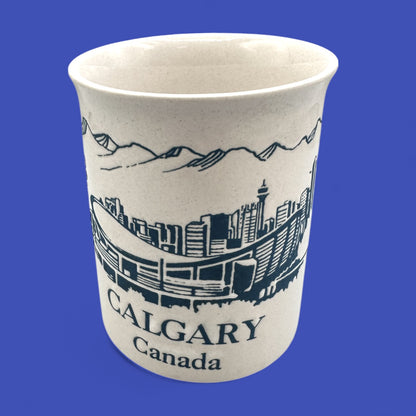 Calgary Canada souvenir mug – vintage skyline replacement mug