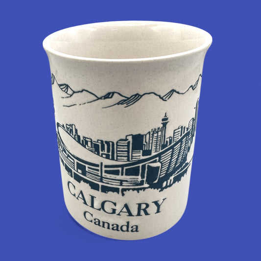 Calgary Canada souvenir mug – vintage skyline replacement mug