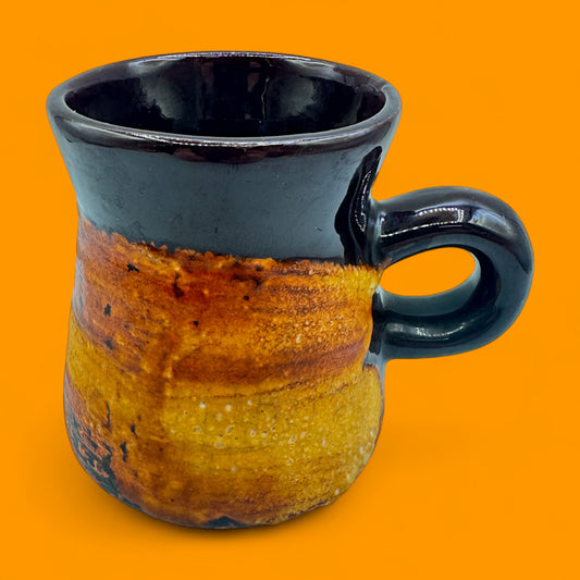 Vintage Laurentian lava glaze mug – Quebec 1960s replacement mug