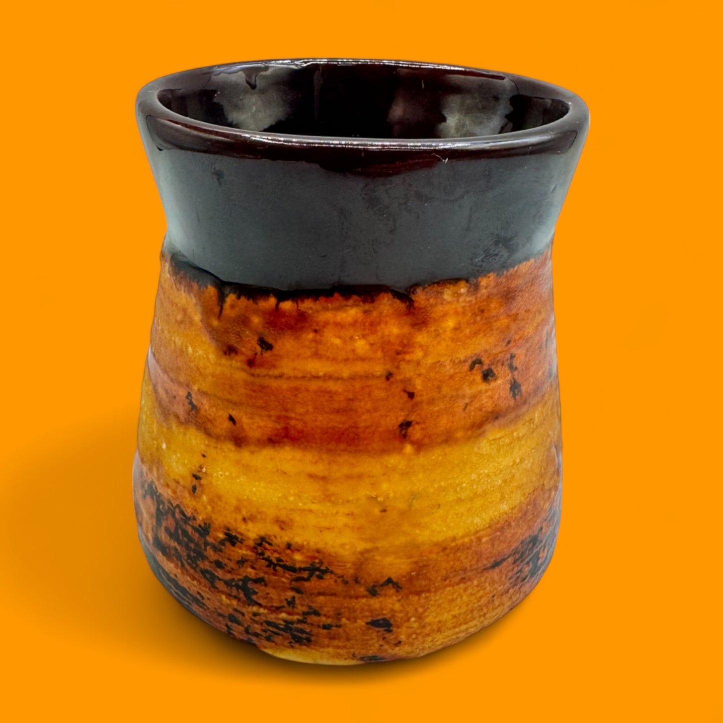 Vintage Laurentian lava glaze mug – Quebec 1960s replacement mug
