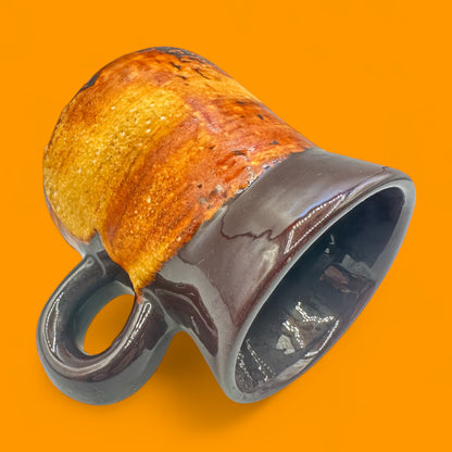Vintage Laurentian lava glaze mug – Quebec 1960s replacement mug