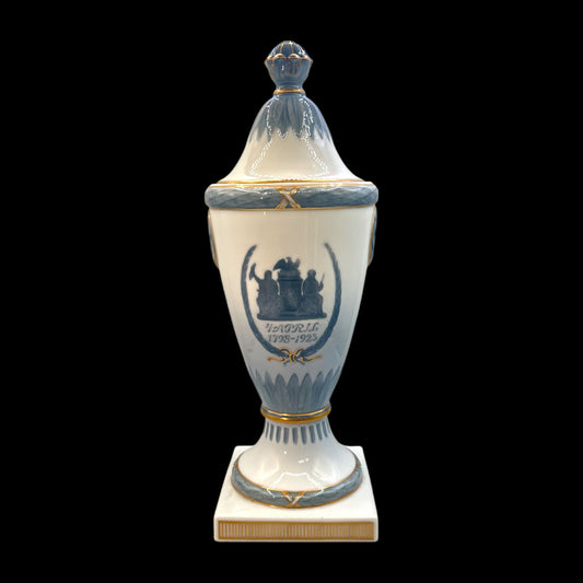 Antique Royal Copenhagen Trophy Vase 1798-1923 with Lid & Ornamental Design