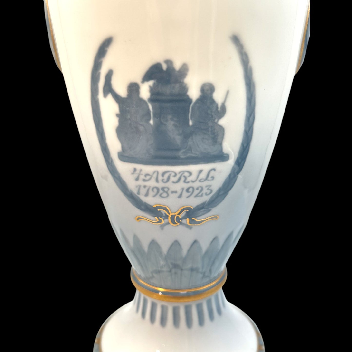 Antique Royal Copenhagen Trophy Vase 1798-1923 with Lid & Ornamental Design