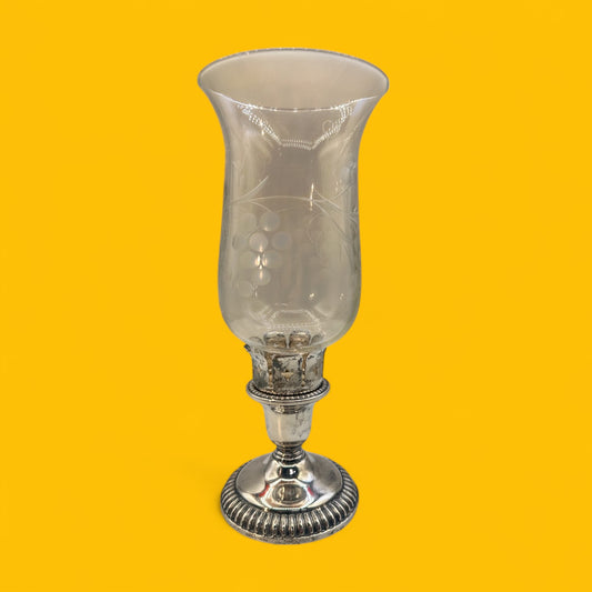 Vintage Birks Sterling Silver Hurricane Candleholder