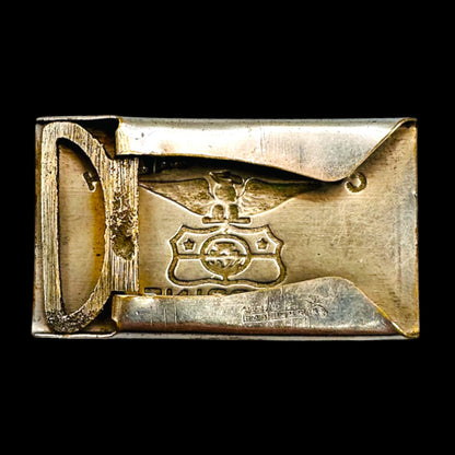 Vintage Commonwealth of the Philippines Military Belt Buckle WWII Era