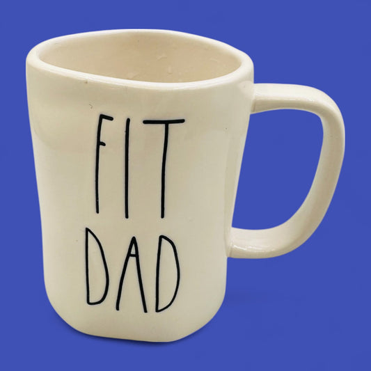 Rae Dunn Fit Dad mug – tall artisan ceramic replacement mug