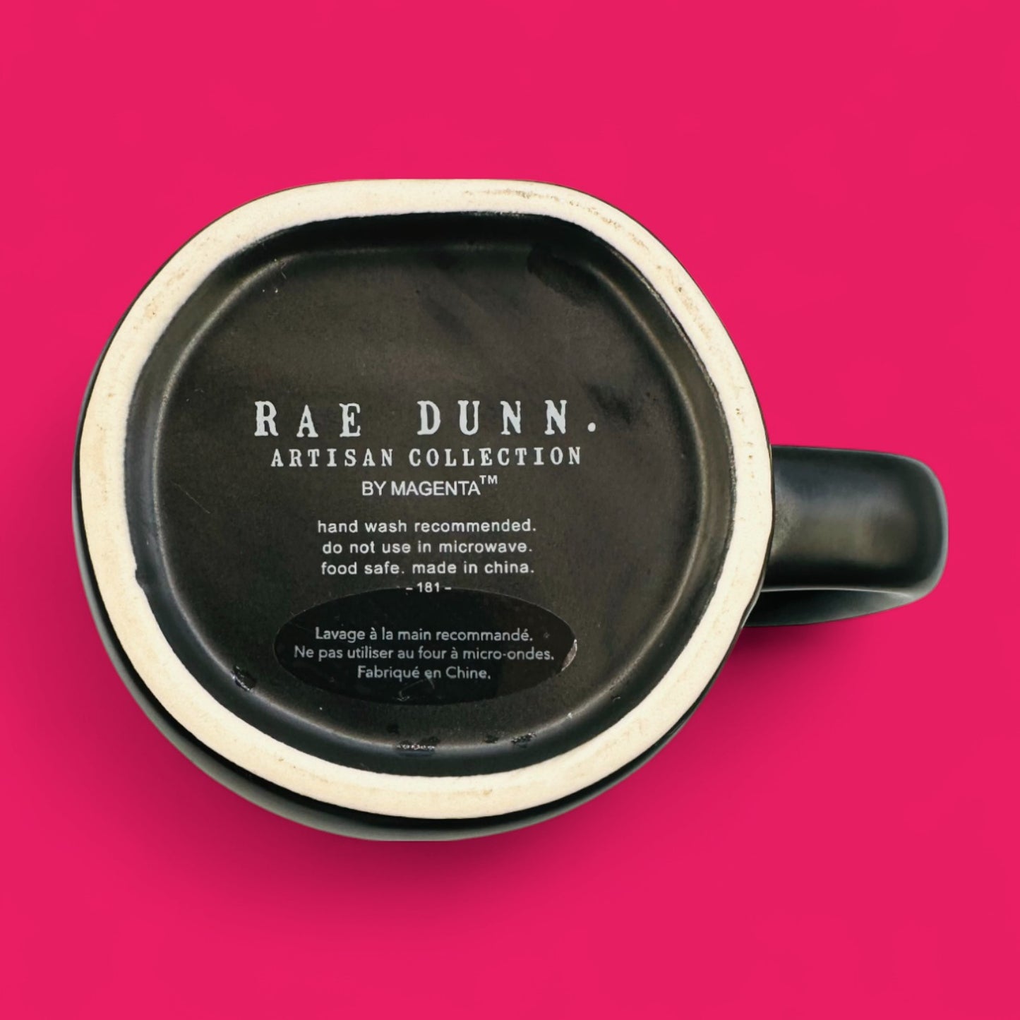 Rae Dunn Sagittarius Mug - Black with Gold Letters and The Star Constellation - Replacement Mug