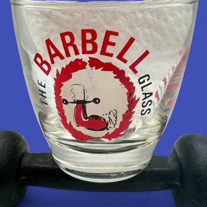 Vintage Barbell Glass from Centennial Commission – Rare Canadian Barware