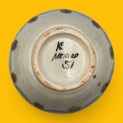 Handmade Ken Edwards Mexican Pottery Bowls – Tonala, Mexico