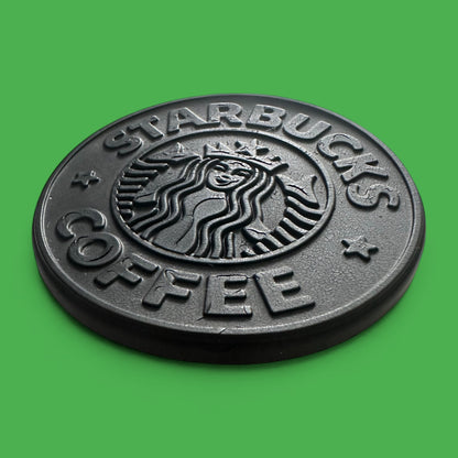 Set of 3 Vintage 1988 Starbucks Siren Rubber Coasters – Made in Canada