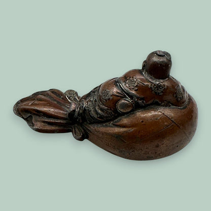 A Japanese Edo Period Bizen Figure of Hotei Mid 1850's