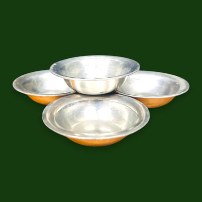 Pewter Votive Candle Holders by Tinn Oslo Set of 4