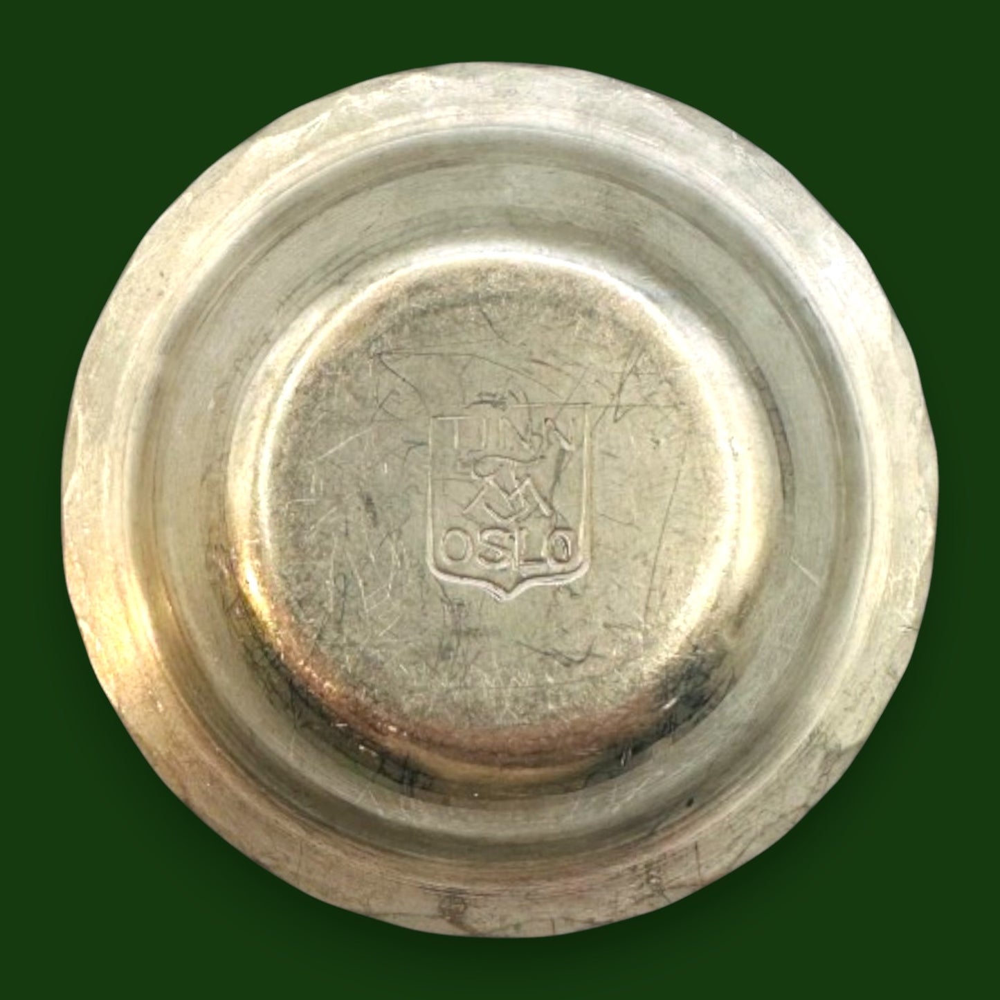 Pewter Votive Candle Holders by Tinn Oslo Set of 4