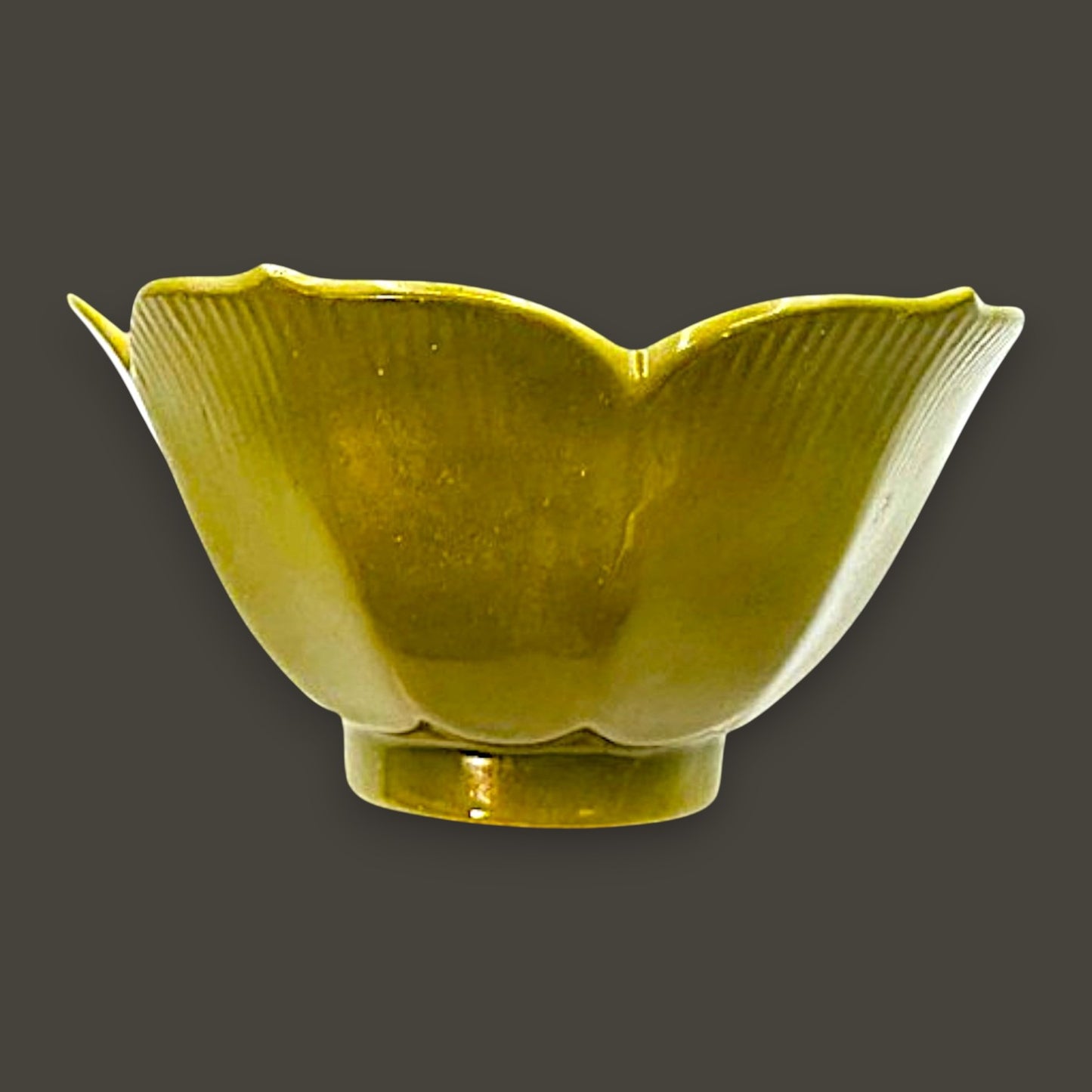 Vintage Japanese Lotus Rice Bowls Set of 6