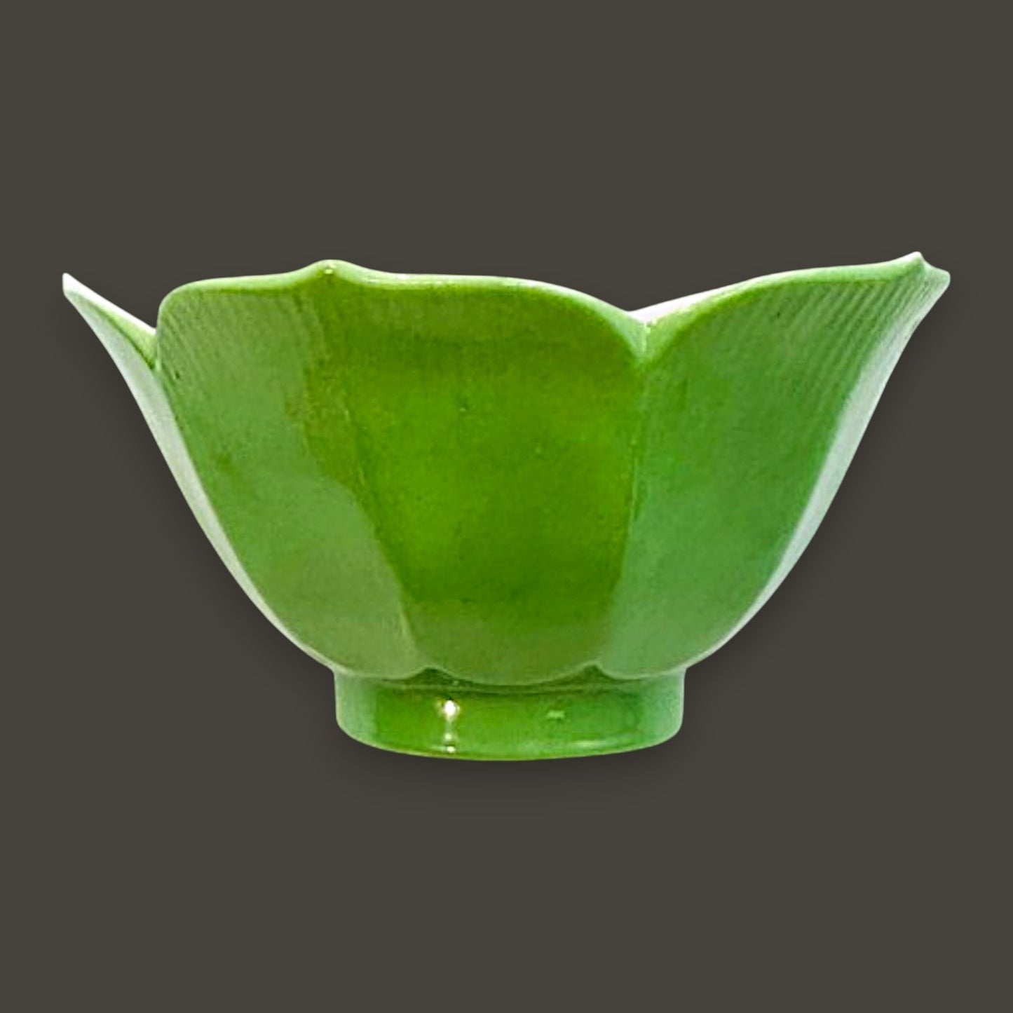 Vintage Japanese Lotus Rice Bowls Set of 6