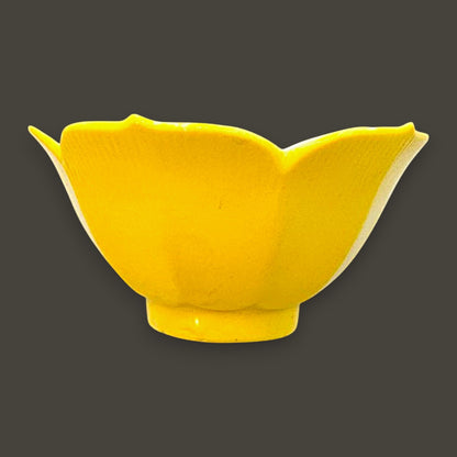 Vintage Japanese Lotus Rice Bowls Set of 6