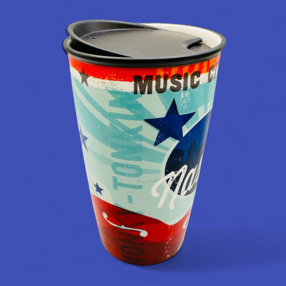 Starbucks 2016 Nashville Music City Ceramic Travel Tumbler