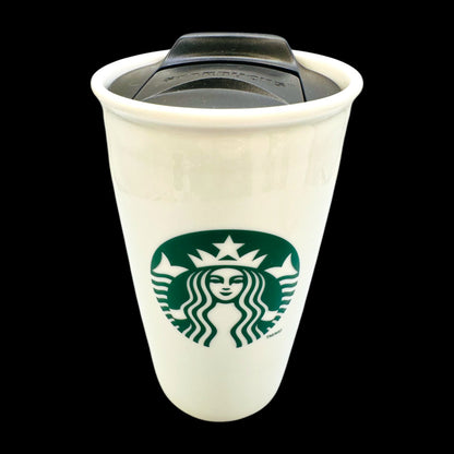 Starbucks 2011 Green Siren Logo Ceramic Travel Tumbler
