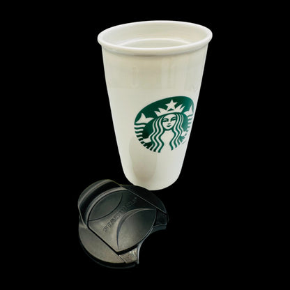 Starbucks 2011 Green Siren Logo Ceramic Travel Tumbler