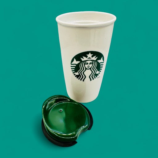 Starbucks Travel Tumbler with Ceramic Lid – 2014 Collectible Mug 12 fl oz