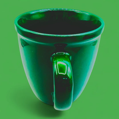 Vintage Starbucks Barista Green Coffee Mug 2001 – Classic Curved Replacement Cup (18 fl oz / 532 ml)