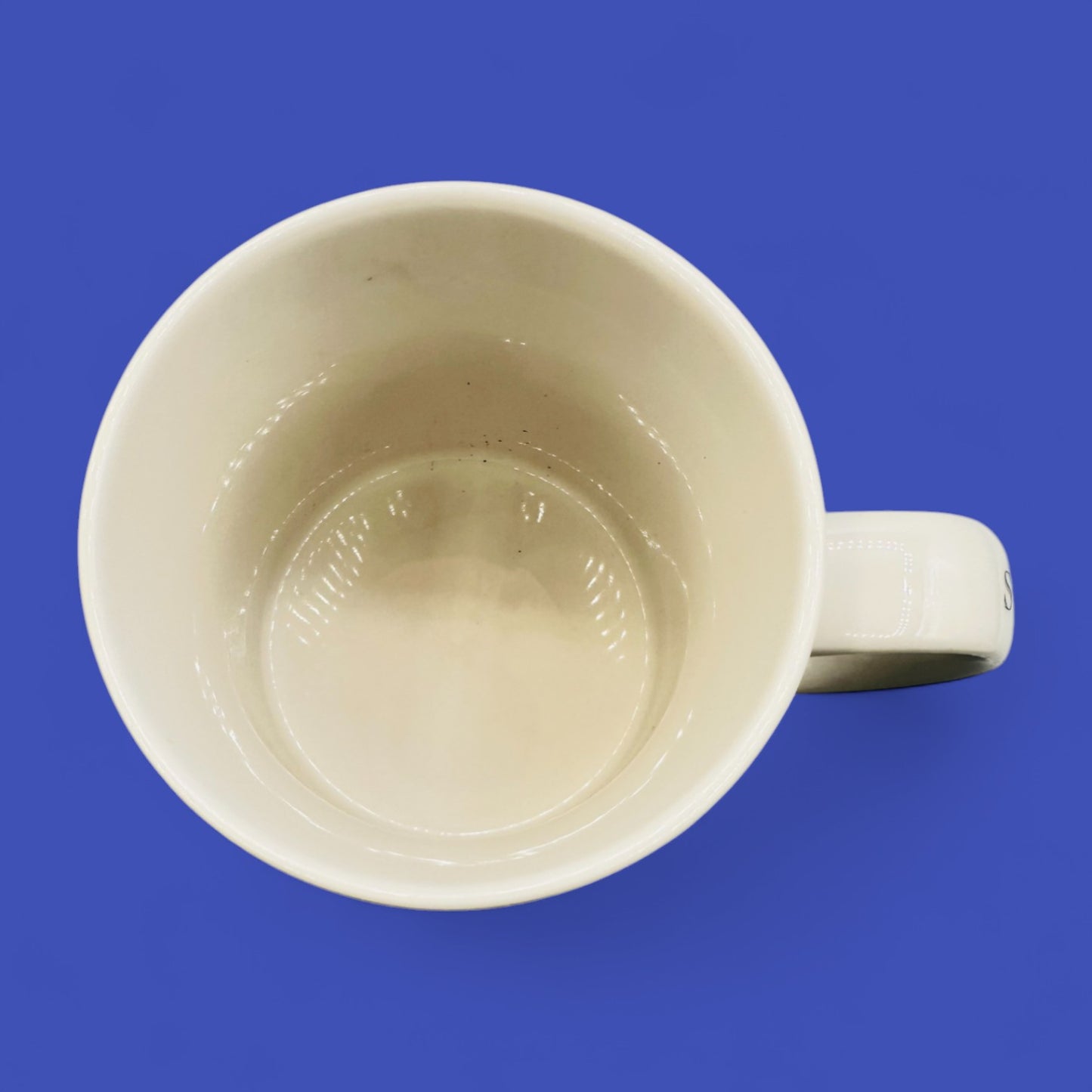 2008 Starbucks Whistler Architect Series Coffee Mug - Beige/Blue, 18 oz