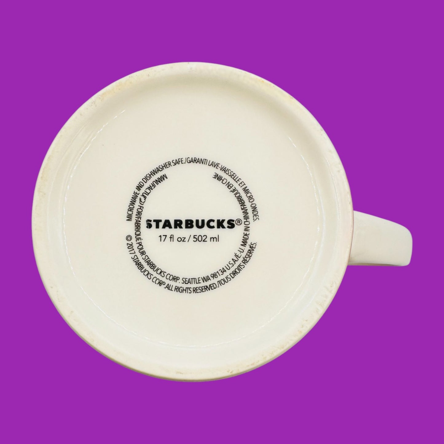 Starbucks Red Holly Seasonal Replacement Mug 2017 Collectible Ceramic Cup