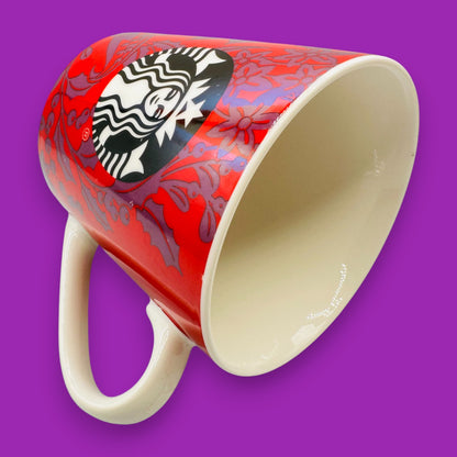 Starbucks Red Holly Seasonal Replacement Mug 2017 Collectible Ceramic Cup