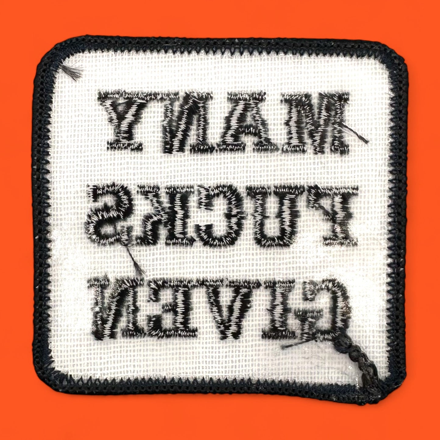 Many Fucks Given – Embroidered Patch 3" Black and White